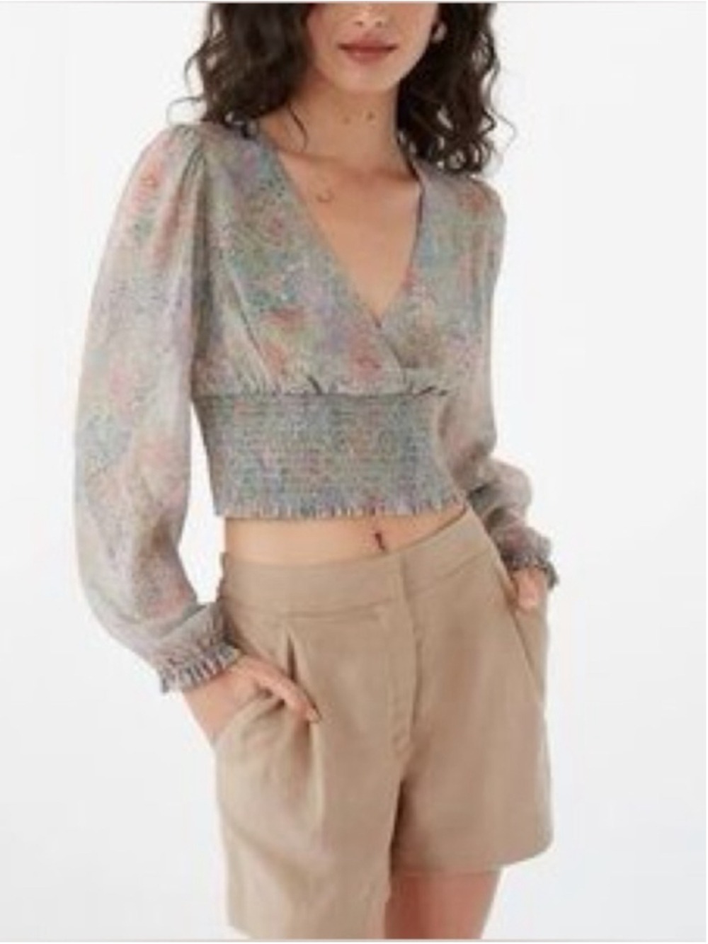 ARITZIA Wilfred Wistful Blouse - Picture 2 of 9